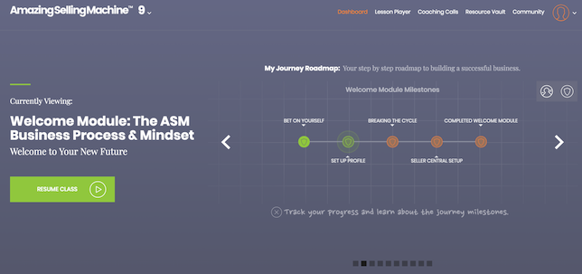 amazing-selling-machine-dashboard-overview