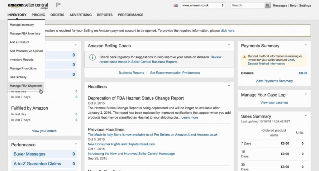 amazon-seller-account-screenshoot